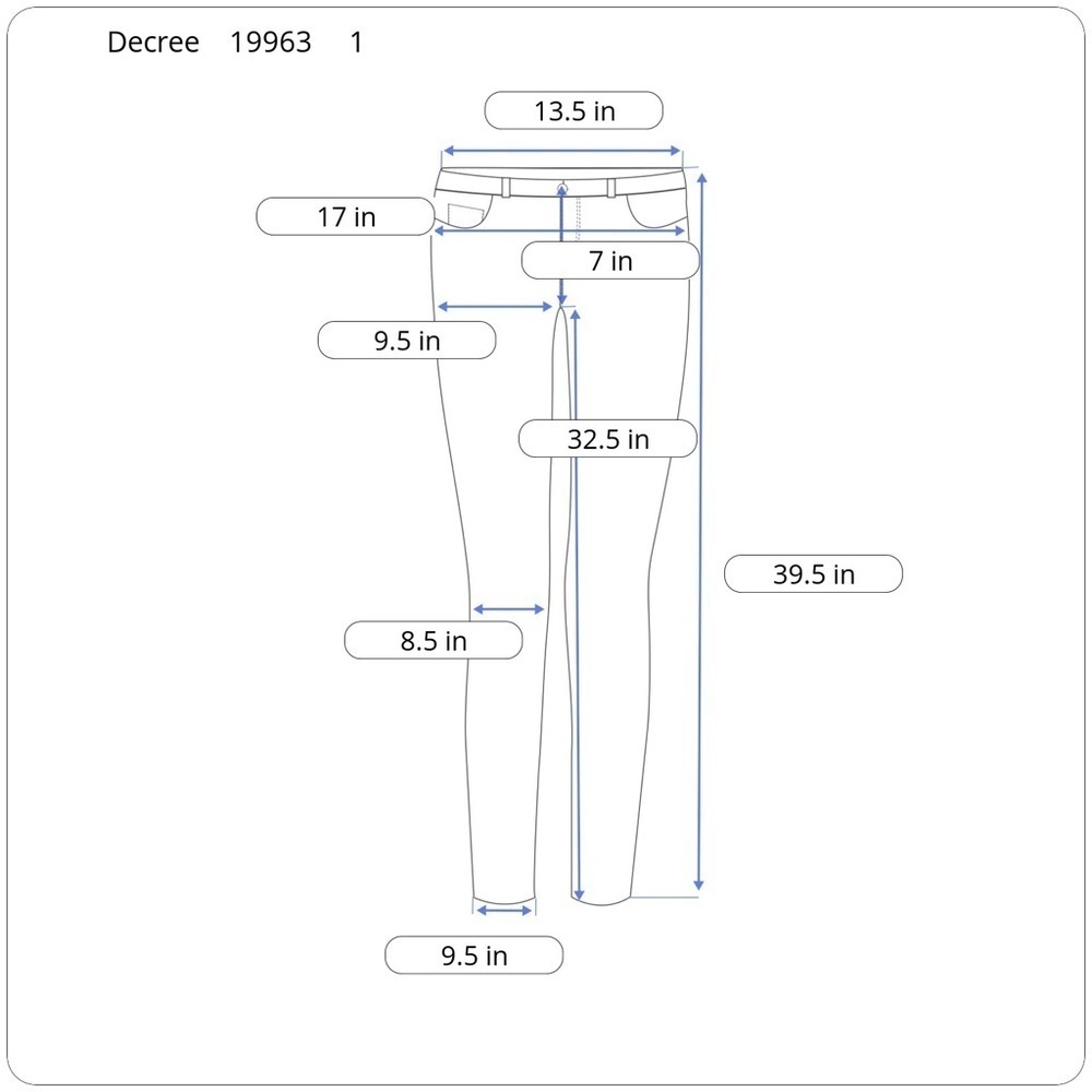 DECREE Junior's Distressed Medium Stonewash Jeans - Picture 2 of 10